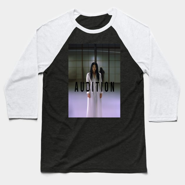 Audition (オーディション, Ōdishon) Baseball T-Shirt by MonoMagic